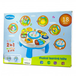 Музыкальный развивающий столик 2 в 1 1082
