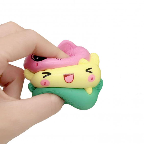 Сквиш игрушка антистресс веселые зверушки