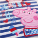 Полотенце-пончо Свинка Пеппа в полоску
