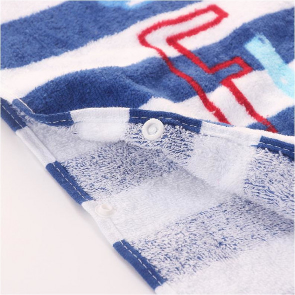 Полотенце-пончо Свинка Пеппа в полоску