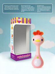 Набор музыкальная игрушка-погремушка Веселый цыпленок