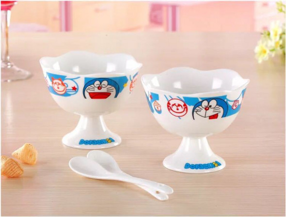 Детская керамическая посуда десертная чашка с мульт-героем