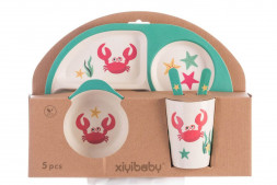 Детская бамбуковая посуда Крабик