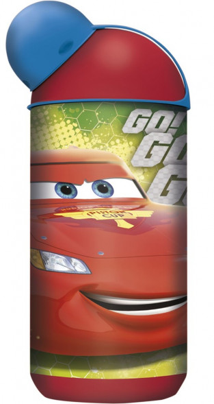 Бутылка пластиковая (эрогономичная, 400 мл). Тачки Грани гонок оптом