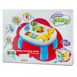 Музыкальный развивающий столик "Жираф" 2 в 1 1089