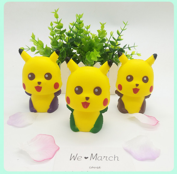 Сквиш игрушка антистресс пикачу