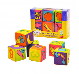 Мягкие кубики &quot;Веселые картинки&quot;