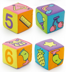 Мягкие кубики &quot;Веселые картинки&quot;