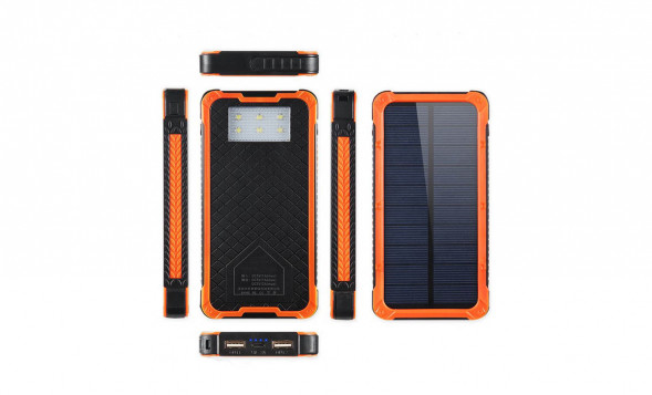 Внешний аккумулятор Solar Powerbank 12 000 mAh-100 оптом