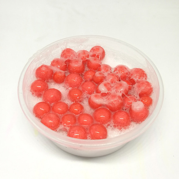 Слайм с разноцветными шариками