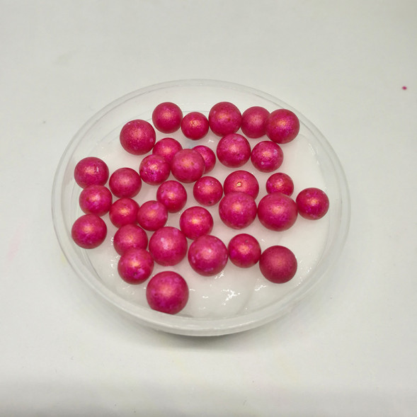 Слайм с разноцветными шариками