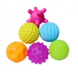 Набор рельефных мячиков 6 шт