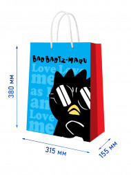 Bad Badtz Maru. Пакет подарочный большой 6, 315*380*155 мм