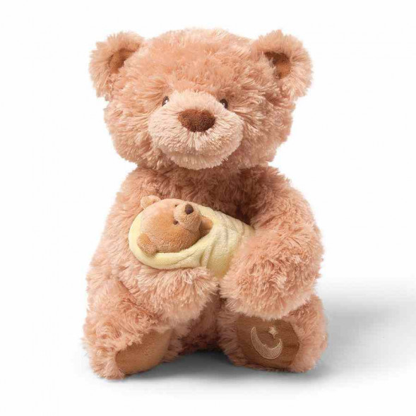 Игрушка мягкая (Rock-a-Bye Baby Bear, со звуком, 25,5 см). Gund оптом