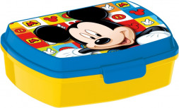 Ланч-бокс пластиковый (17х14х5,6). Микки Маус Символы
