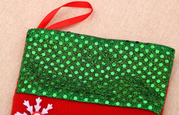 Новогодний носок Медведь - М08