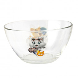Салатник 44 Котенка, матовый, 12,5 см, стекло