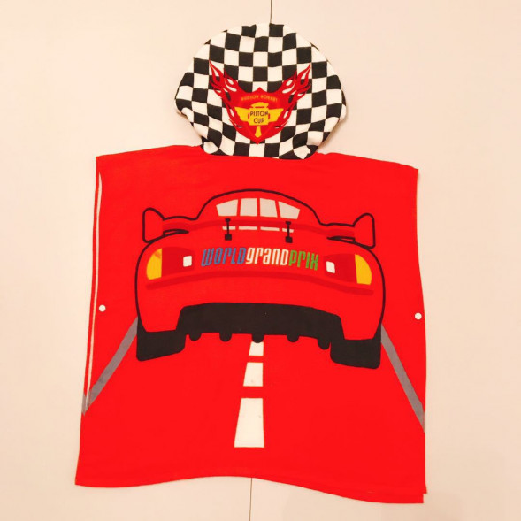 Полотенце-пончо Молния Маккуин