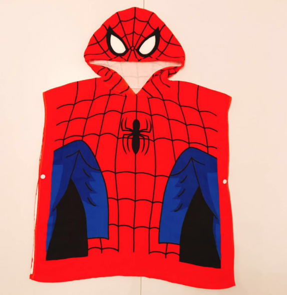 Полотенце-пончо Человек Паук