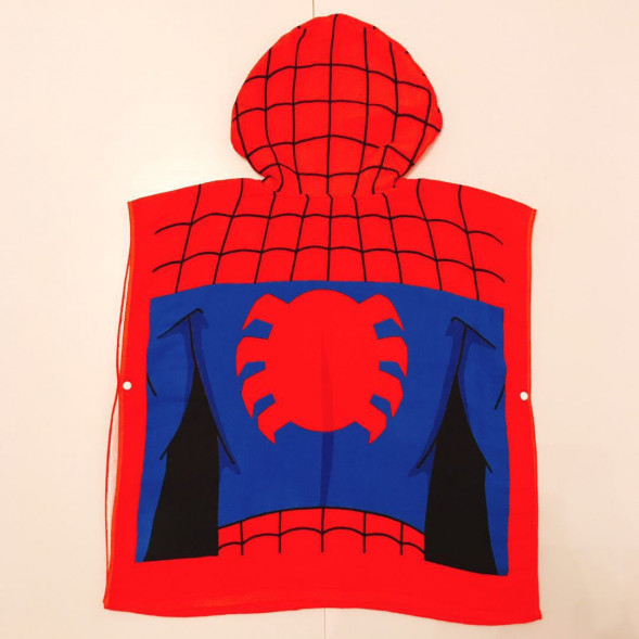 Полотенце-пончо Человек Паук