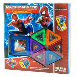 Магнитный конструктор Мagic МagneticЧеловек Паук , 26 деталей JH8835