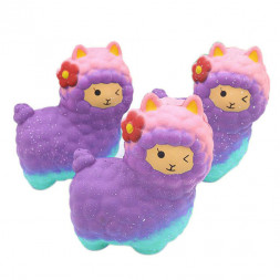 сквиш игрушка антистресс разноцветные овечки