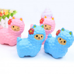 сквиш игрушка антистресс разноцветные овечки