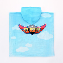 Полотенце-пончо счастливый самолет