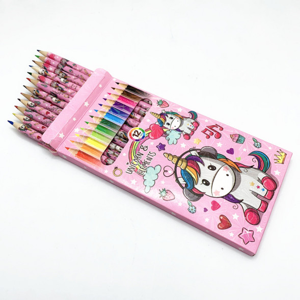 Карандаши цветные Единорог - 801