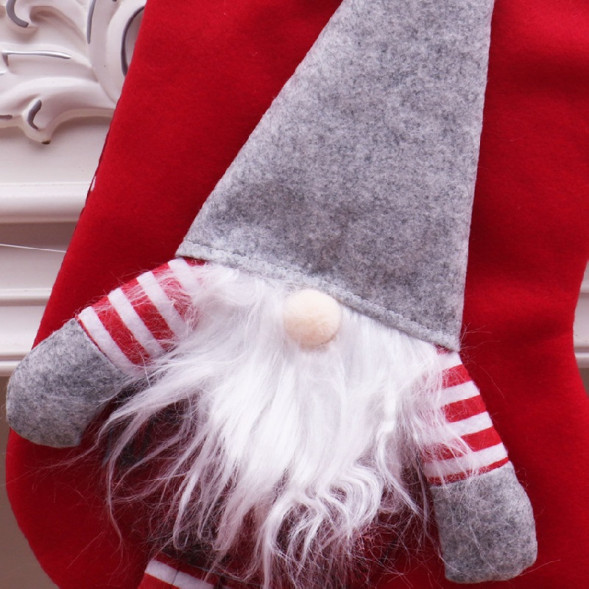 Новогодний носок Санта - М011