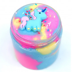 Слайм радужный единорог