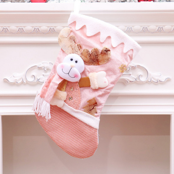 Новогодний носок Олень - М012