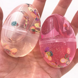 Слайм яйцо с фруктами