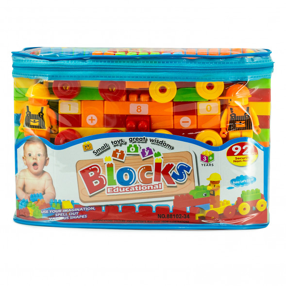 Детский конструктор Toy Blocks, 92 детали 88102-34 оптом