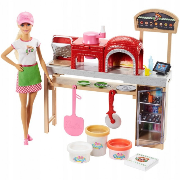 Набор Mattel Кукла Барби &quot;Пиццерия&quot; FHR09