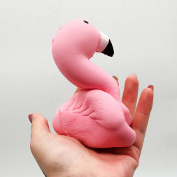 Сквиш игрушка антистресс фламинго