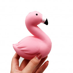 Сквиш игрушка антистресс фламинго