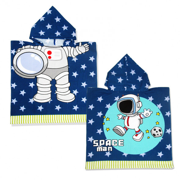 Полотенце-пончо космонавт