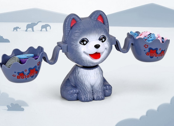 Развивающая игра - весы &quot;Милый пес&quot;