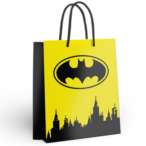 Batman. Пакет подарочный большой (желтый), 335*406*155 мм оптом
