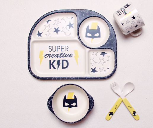 бамбуковая посуда бетмен