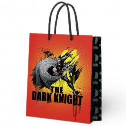 Batman. Пакет подарочный большой (оранжевый), 335*406*155 мм