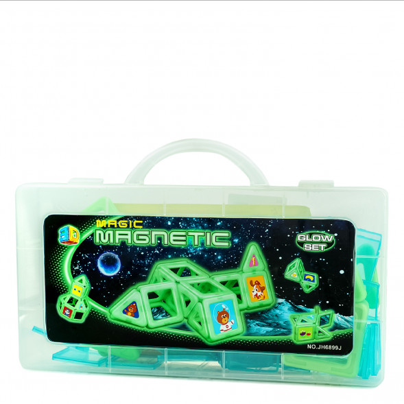 Магнитный конструктор Мagic Мagnetic Glow Set , 53 детали JH6899J оптом