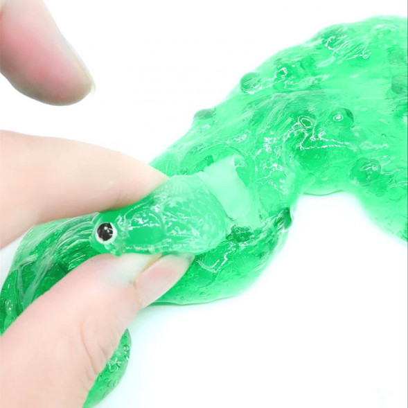 Слайм цветные рыбки