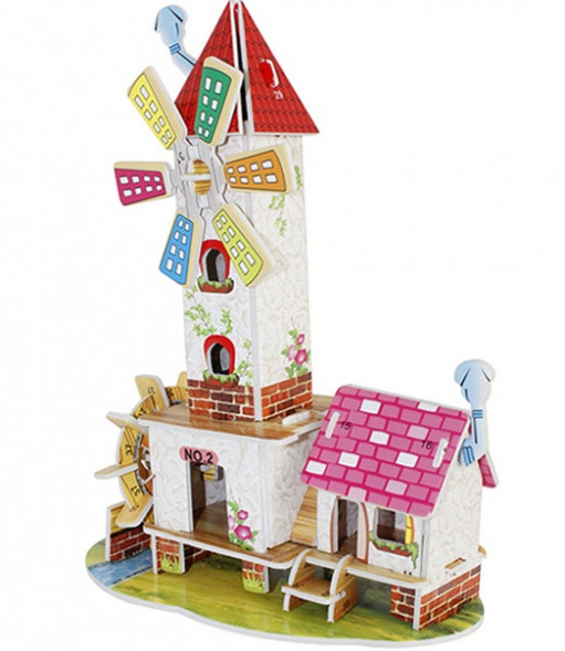 Пазл 3D Мельница