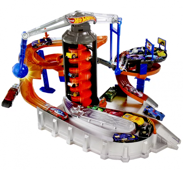 Трек Hot Wheels &quot;Строительная зона хаоса&quot; Mattel DPD88