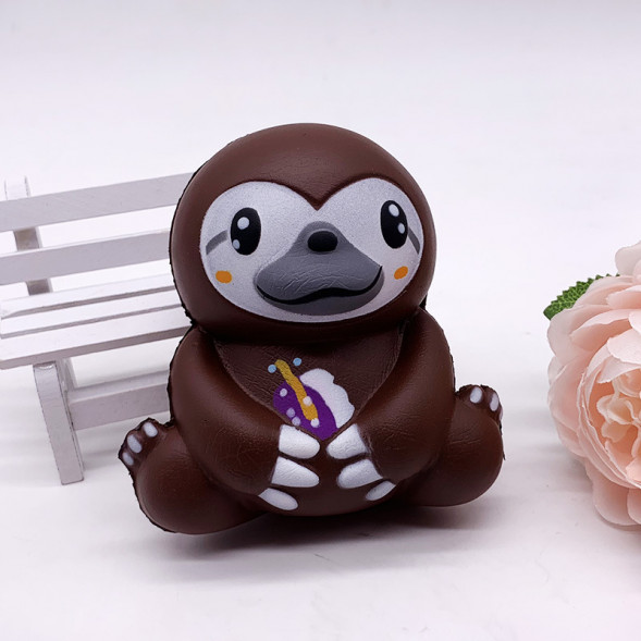 Сквиш игрушка антистресс ленивец