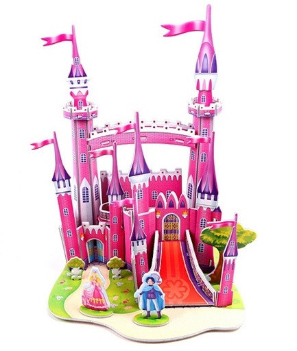Пазл 3D Розовый Замок
