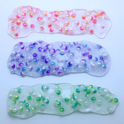 Слайм с разноцветными жемчужинами