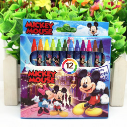 Карандаши восковые Микки - 802